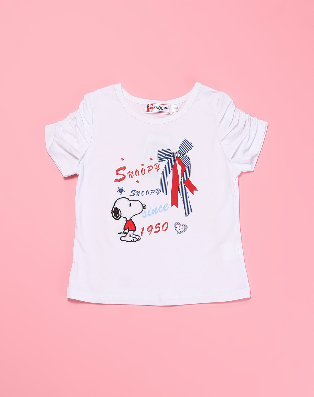 史努比儿童女童印花羽