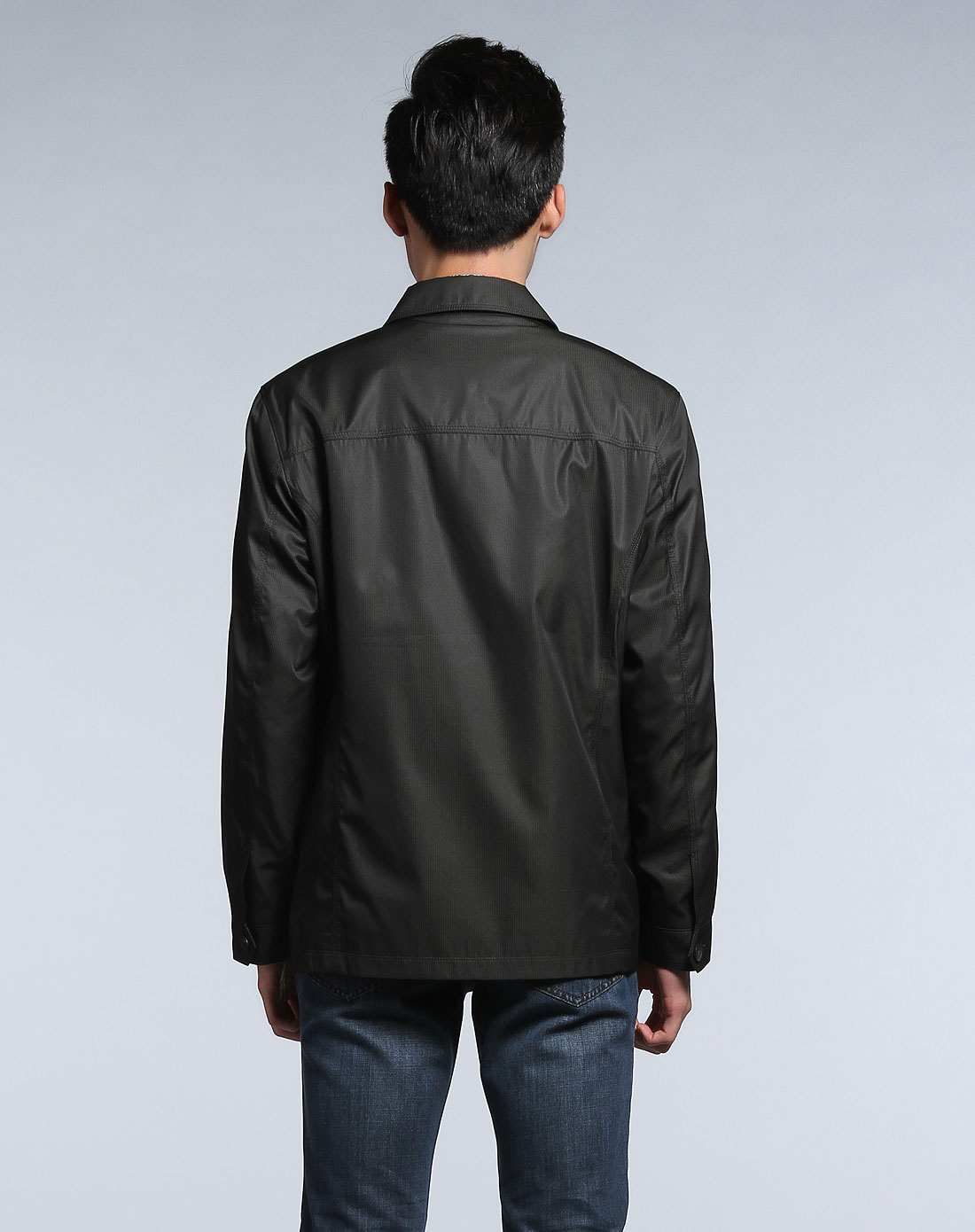 深棕绿色休闲百搭长袖外套