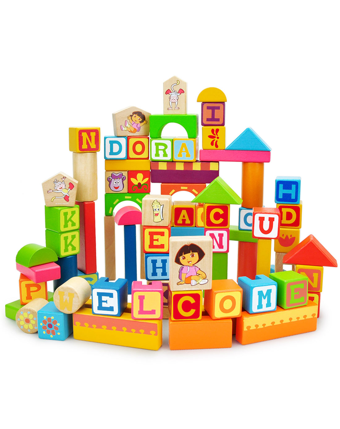 系列堆搭积木儿童益智玩具