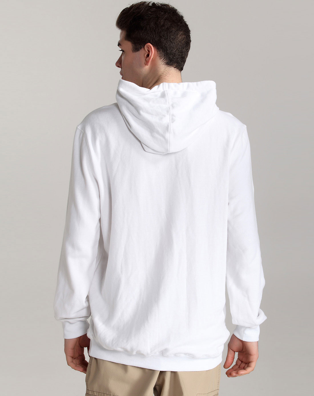 男款白色卫衣