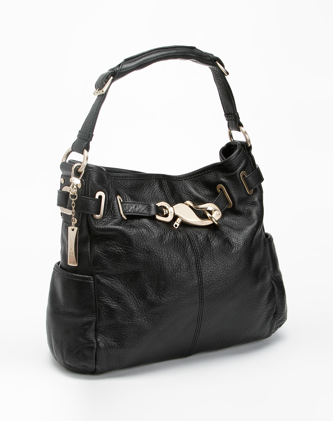 dkny 女款黑色时尚休闲单肩包