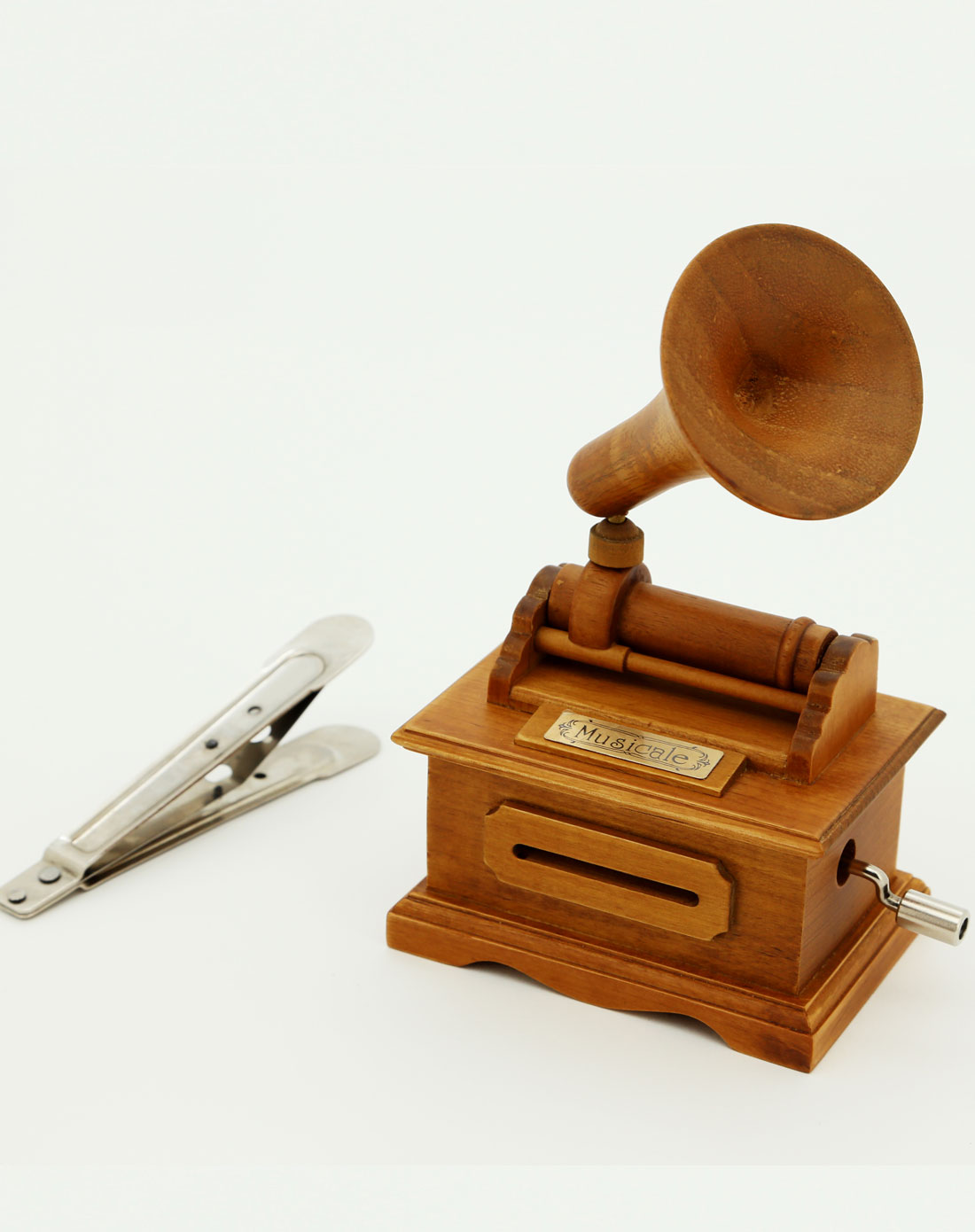 diy古典八音盒(手摇留声机)