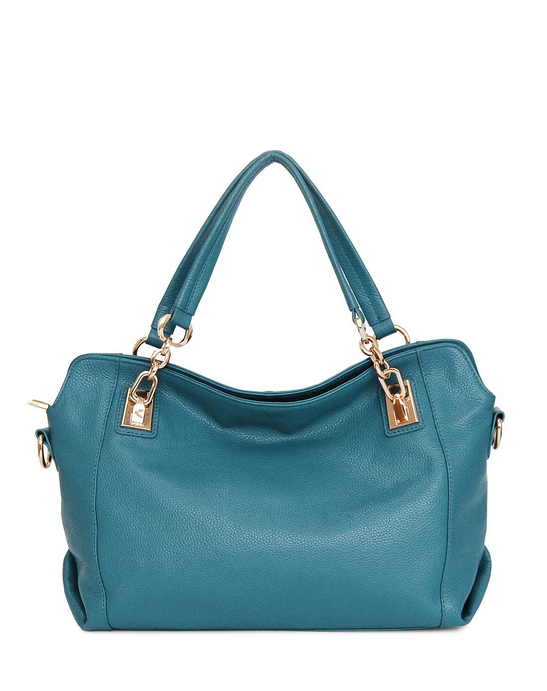 歌诗姬kossygates女款蓝色头层牛皮时尚休闲系列单肩/斜挎包kg02044-b