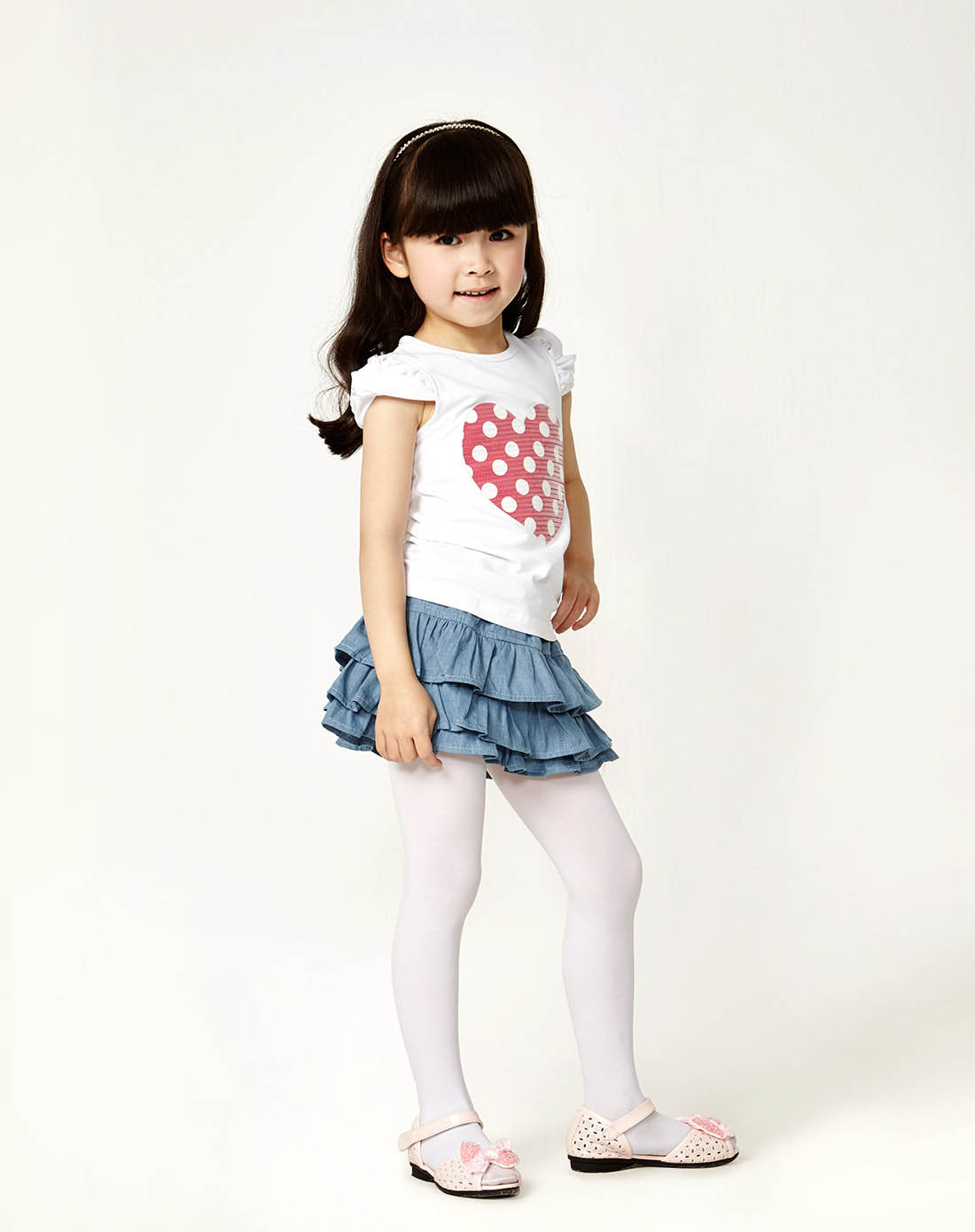 六一童装gxgkids 女童蓝色短裙b3218155600_唯品会