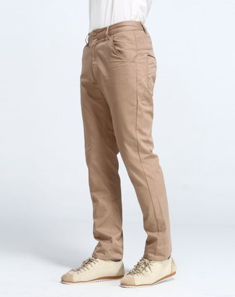 摩高mogao纯色斜插袋深卡其色洗水长裤62691994卡其_唯品会