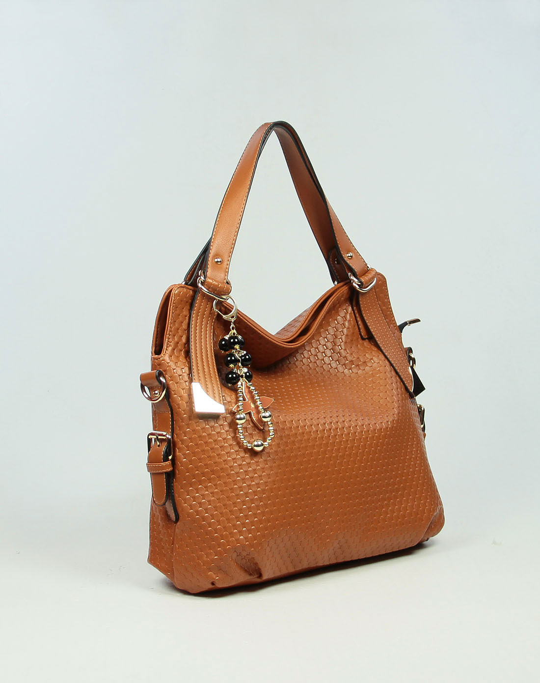 女款土黄色单肩斜挎包