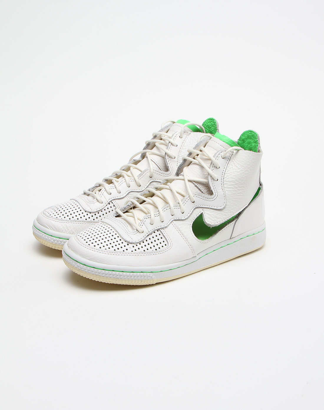 耐克nike-女款镂空log高帮白色运动文化鞋389725-101_唯品会