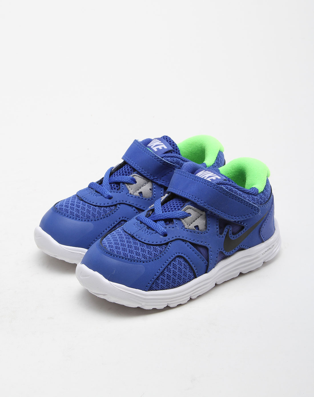 耐克nike-童装-儿童蓝色网面魔术贴休闲鞋