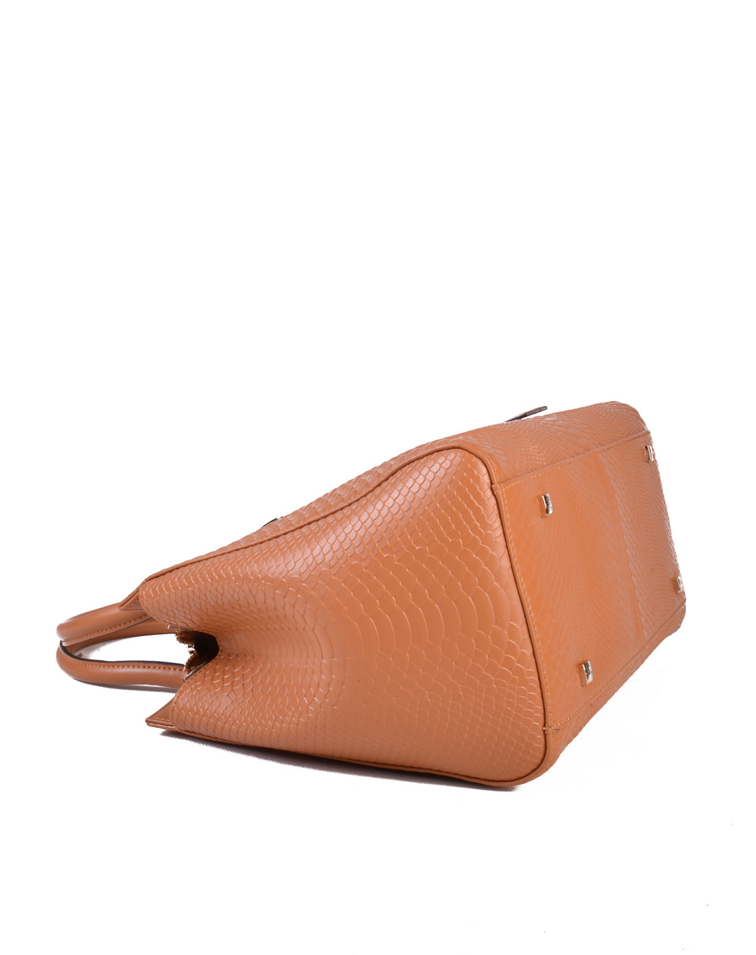 女款土黄色高档手提包