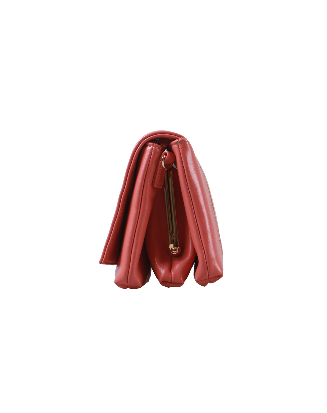 卡文女款粉红米白绿撞色拼接手抓单肩两用包