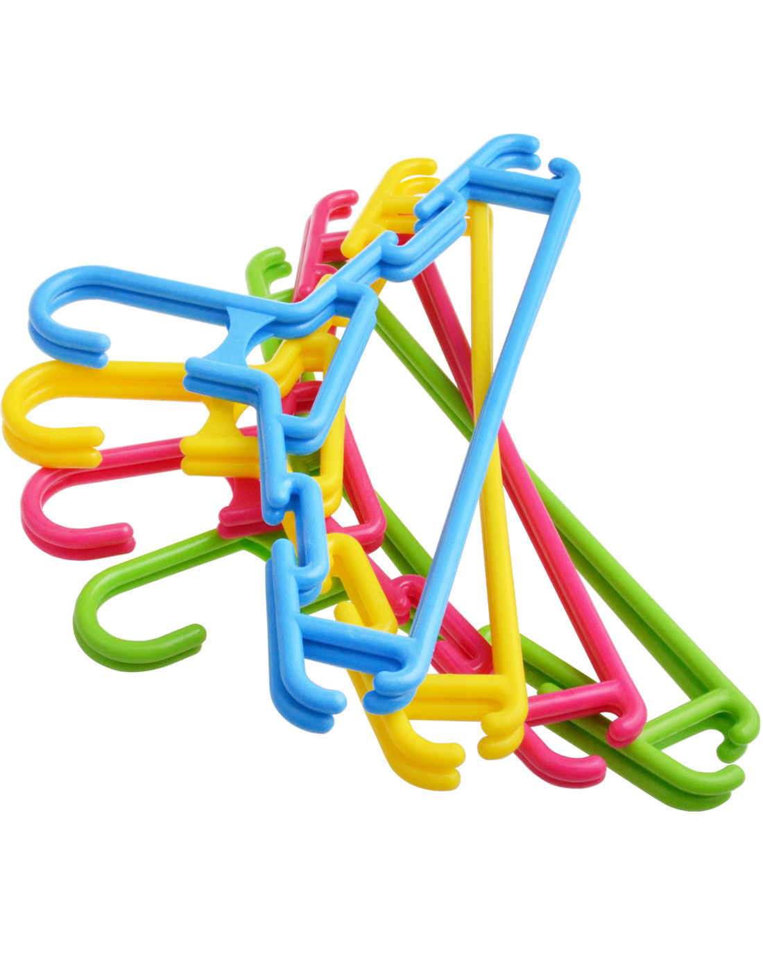 儿童彩色衣架10只装