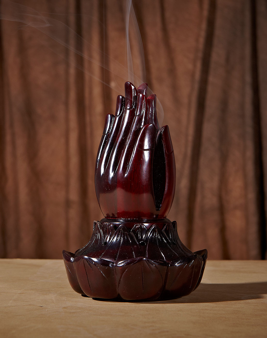 【越南进口】莲花佛手香炉佛缘广大