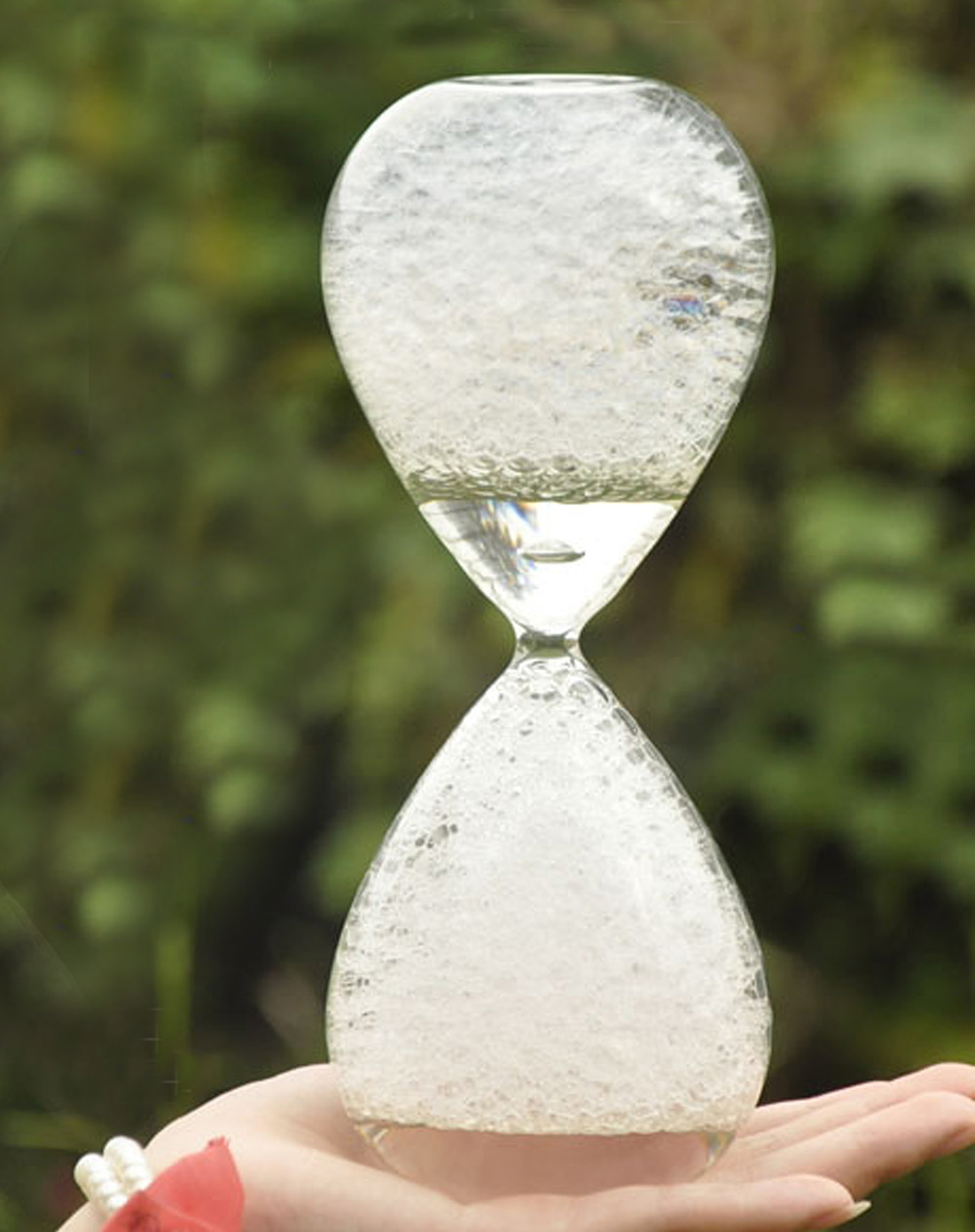 泡泡沙漏摆件 时光的流逝 (透明色)