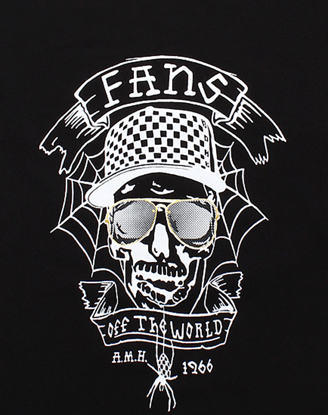 黑色印花修身短袖t恤