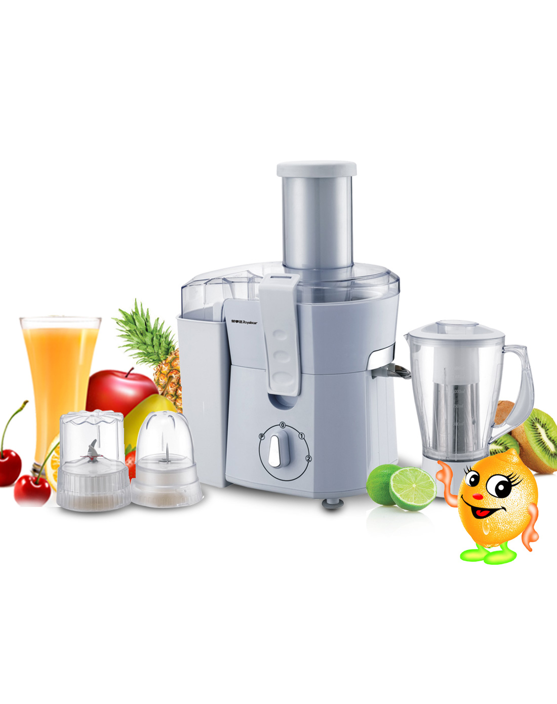 荣事达 超大口径多杯组合榨汁机